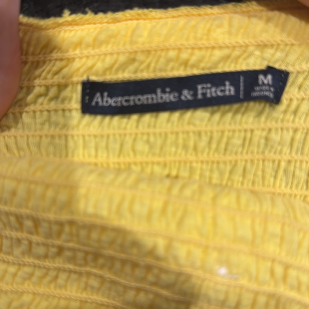 Yellow Ruched Tube Top - Picture 2 of 5